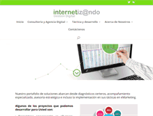 Tablet Screenshot of internetizando.com